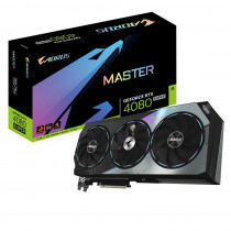 Видеокарта GIGABYTE GeForce RTX 4080 Super, 16 Гб GDDR6X, 256 бит, AORUS MASTER (GV-N408SAORUS M-16GD)
