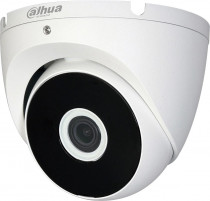 Видеокамера наблюдения DAHUA аналоговая, купольная, 2 Мп, 2.8 мм (DH-HAC-T2A21P-0280B)