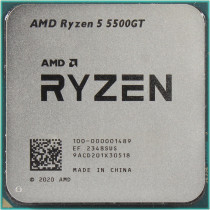Процессор AMD Socket AM4, Ryzen 5 5500GT, 6-ядерный, 3600 МГц, Turbo: 4400 МГц, Cezanne, Кэш L2 - 3 Мб, L3 - 16 Мб, Radeon Vega 7, 7 нм, 45 Вт, OEM (100-000001489)