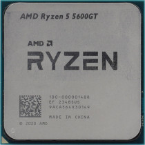 Процессор AMD Socket AM4, Ryzen 5 5600GT, 6-ядерный, 3600 МГц, Turbo: 4600 МГц, Cezanne, Кэш L2 - 3 Мб, L3 - 16 Мб, Radeon Vega 7, 7 нм, 45 Вт, OEM (100-000001488)