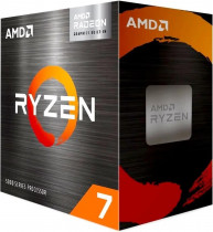 Процессор AMD Socket AM4, Ryzen 7 5700G, 8-ядерный, 3800 МГц, Turbo: 4600 МГц, Cezanne, Кэш L2 - 4 Мб, L3 - 16 Мб, Radeon Vega 8, 7 нм, 65 Вт, BOX (100-000000263CBX)