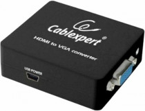 Конвертер CABLEXPERT Gembird- HDMI-VGA, t , HD19FxHD15F (DSC-HDMI-VGA-001)