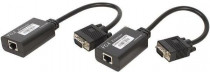 Удлинитель ORIENT VE062 VGA extender до 60 м по витой паре, Full HD 1080p (1920x1080), подключается 1 кабель UTP Cat5e/6, не требуется внешнее питание (30362)