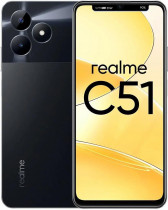 Смартфон REALME C51 RMX3830 4/128Gb черный (631011000369/1376)