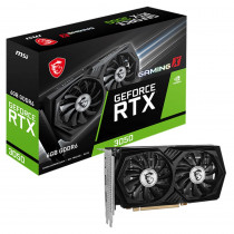 Видеокарта MSI GeForce RTX 3050, 6 Гб GDDR6, 96 бит, 602-V812-58S (RTX 3050 GAMING X 6G)