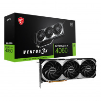 Видеокарта MSI GeForce RTX 4060, 8 Гб GDDR6, 128 бит (RTX 4060 VENTUS 3X 8G OC)