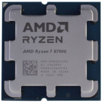 Процессор AMD Socket AM5, Ryzen 7 8700G, 8-ядерный, 4200 МГц, Turbo: 5100 МГц, Phoenix, Кэш L2 - 8 Мб, L3 - 16 Мб, Radeon 780M, 4 нм, 65 Вт, OEM (100-000001236)