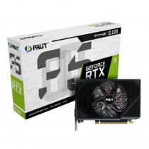 Видеокарта PALIT GeForce RTX 3050, 6 Гб GDDR6, 96 бит, STORMX (NE63050018JE-1070F)
