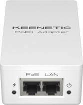 Инжектор PoE KEENETIC PoE+ Adapter Гигабитный адаптер питания PoE+ мощностью 30 Вт (KN-4510)