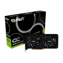 Видеокарта PALIT GeForce RTX 4060, 8 Гб GDDR6, 128 бит, INFINITY 2 OC (NE64060S19P1-1070L)