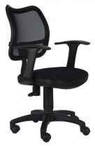 Кресло БЮРОКРАТ спинка сетка черный сиденье черный 26-28 (CH-797AXSN/26-28)