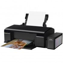 Принтер EPSON струйный, цветная печать, A4, печать фотографий, Wi-Fi, L805 (C11CE86403)