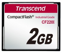 Карта памяти TRANSCEND 2 Гб, Compact Flash, 220 x, CF220I (TS2GCF220I)