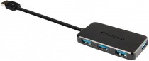 USB Хаб TRANSCEND USB 3.0 4-Port HUB, чёрный, (TS-HUB2K)