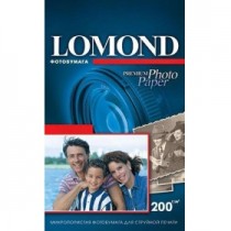 Фотобумага LOMOND для струйной печати 200 г/м2 односторонняя Super Glossy Bright 10х15, 750лист.в пач. (1106203)