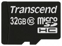 Карта памяти TRANSCEND 32 Гб, microSDHC, No Box & Adapter (TS32GUSDC10)
