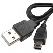 Кабель 5BITES USB 2.0 A (M) - Mini USB B (M), 0.5м (UC5007-005)