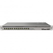 Маршрутизатор MIKROTIK 12 портов Ethernet 1 Гбит/с, поддержка PoE/PoE+, установка в стойку, 128 МБ встроенная память, 1024 МБ RAM, Firewall (RB1100AHx4 Dude Edition)