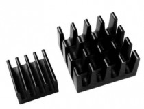 Радиатор ACD Black Aluminum Heat Sink set (14*14*7mm + 9*9*5mm) for Raspberry Pi 3 (RA027)