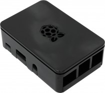 Корпус ACD Black ABS Plastic case with Logo for Raspberry Pi 3 (RA179)