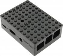 Корпус ACD Black ABS Plastic Building Block case for Raspberry Pi 3 (RA182)