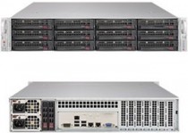 Серверная платформа SUPERMICRO x12 LSI3008 10G 2P 2x1200W (SSG-6029P-E1CR12L)