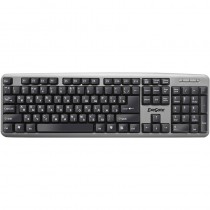Клавиатура EXEGATE проводная, мембранная, цифровой блок, USB, LY-401 Silver, серебристый (EX264086RUS)