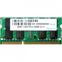 Память APACER 4 Гб, DDR3, 12800 Мб/с, CL11, 1.35 В, 1600MHz, SO-DIMM (DV.04G2K.KAM)