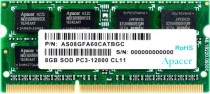 Память APACER 8 Гб, DDR3, 12800 Мб/с, CL11, 1.5 В, 1600MHz, SO-DIMM (AS08GFA60CATBGC)