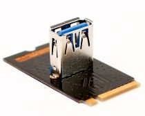 Переходник OPEN-DEV с разъёма M2 (NGFF) на разъём райзера USB 3.0. Длина 42мм (M2-PCI-E-RISER)