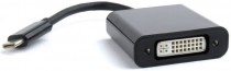Переходник CABLEXPERT USB Type-C/DVI, 15см, пакет (A-CM-DVIF-01)