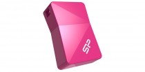 Флеш диск SILICON POWER 16 Гб, USB 2.0, водонепроницаемый корпус, Touch T08 Pink (SP016GBUF2T08V1H)