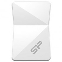 Флеш диск SILICON POWER 16 Гб, USB 2.0, Touch T08 White (SP016GBUF2T08V1W)