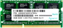 Память APACER 8 Гб, DDR3, 12800 Мб/с, CL11, 1.35 В, 1600MHz, AS08GFA60CATBGJ, SO-DIMM (DV.08G2K.KAM)