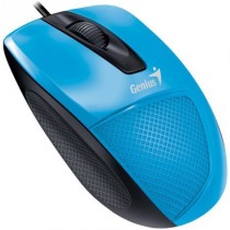 Мышь GENIUS проводная, оптическая, 1200 dpi, USB, DX-150X Blue/Black, голубой, чёрный (31010231102)