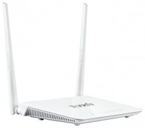 ADSL роутер TENDA ADSL/ADSL2+, 2.4 ГГц, стандарт Wi-Fi: 802.11n, максимальная скорость: 300 Мбит/с, 4xLAN 100 Мбит/с (Tenda D301)