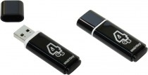 Флеш диск SMARTBUY 4 Гб, USB 2.0, Glossy Black (SB4GBGS-K)
