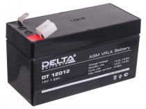Аккумуляторная батарея DELTA BATTERY ёмкость 1.2 Ач, напряжение 12 В, DT12012 (DT 12012)