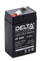 Аккумуляторная батарея DELTA BATTERY ёмкость 6 Ач, напряжение 6 В, DT606 (DT 606)