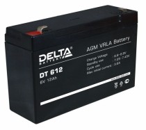 Аккумуляторная батарея DELTA BATTERY ёмкость 12 Ач, напряжение 6 В, DT612 (DT 612)