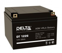 Аккумуляторная батарея DELTA BATTERY ёмкость 26 Ач, напряжение 12 В, DT1226 (DT 1226)