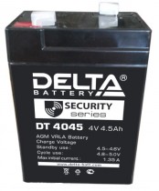 Аккумуляторная батарея DELTA BATTERY ёмкость 4.5 Ач, напряжение 4 В, DT4045 (DT 4045)