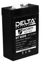 Аккумуляторная батарея DELTA BATTERY ёмкость 2.8 Ач, напряжение 6 В, DT6028 (DT 6028)