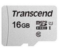 Карта памяти TRANSCEND 16 Гб, microSDHC, 300S (TS16GUSD300S)