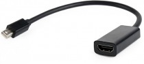 Переходник CABLEXPERT Mini DisplayPort - HDMI, 0.15m (A-mDPM-HDMIF-02)