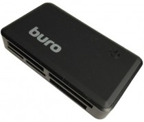 Картридер внешний BURO USB2.0 черный (BU-CR-151)