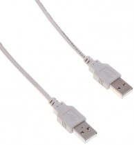 Кабель BURO USB A(m) USB A(m) 1.8м серый блистер (BHP RET USB_AM18)