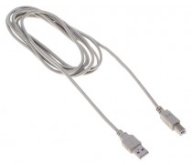 Кабель BURO USB A(m) USB B(m) 3м серый блистер (BHP RET USB_BM30)