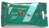 Салфетки KONOOS влажные, для экранов, покетпак, 15шт (Konoos KSN-15)