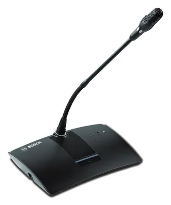 Пульт делегата Bosch DCN-DS настольный дискуссионный с микрофоном на короткой шее